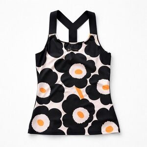 Adidas X Marimekko Floral Tank Top Womens Small Athletic Activewear